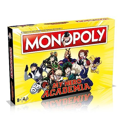 Winning Moves Winning Moves - Monopoly, My Hero Academia, bordspel, Italiaanse editie