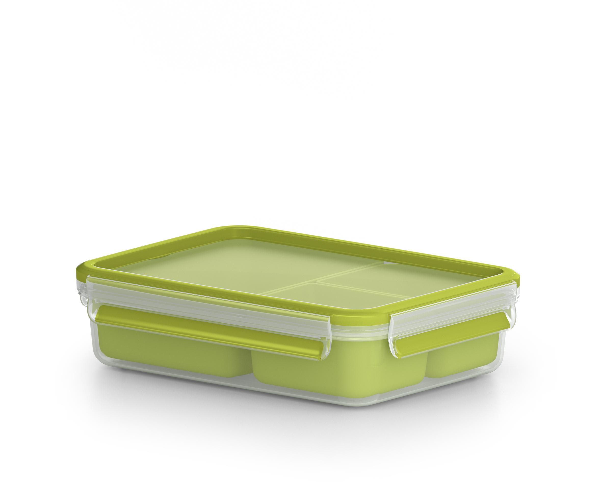 Tefal Masterseal To Go Snackbox - 1.2L - Green/Transparent