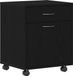 vidaXL Rollende kast 45 x 38 x 54 cm bois d'ingénierie Chêne noir