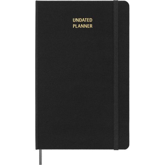 Moleskine Ongedateerde Planner - Wekelijks - Large - Zwart