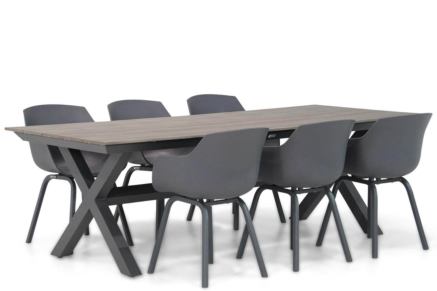 Lifestyle Garden Furniture Lifestyle Salina/Forest 240 cm dining tuinset 7-delig - EAN: 7423606048031