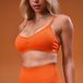 MyProtein MP Women's Tempo Seamless Ruched Front Sport-bh - Sunset - M