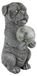 GLOBO 33889 Lampe solaire, plastique, gris, mat, avec LED