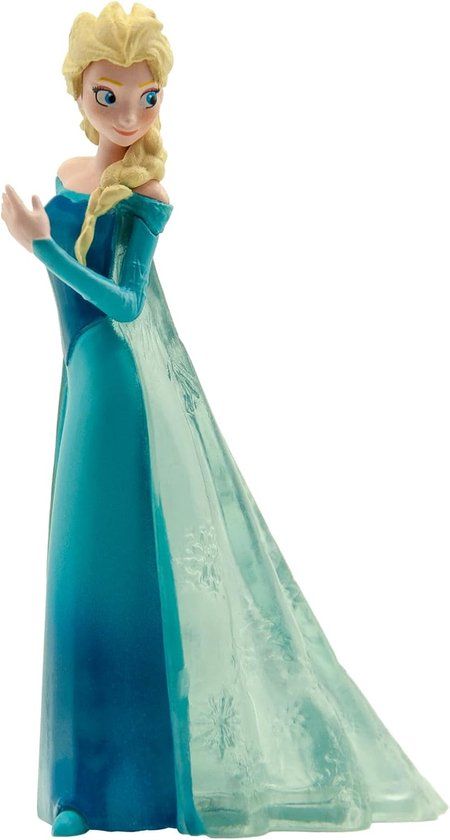 Bullyland 12961 – Speelfiguur en verzamelfiguur Elsa uit Frozen – ca. 11 cm – levensecht en detailrijk vormgegeven – ideaal als taartfiguur en klein cadeautje voor kinderen vanaf 3 jaar.