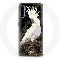 Maniacase Etui voor Huawei P30 Cacatoes witte papegaaien op de boom