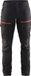 Blåkläder Servicewerkbroek met stretch voor dames 7166-1845 - Zwart/Rood - C50