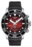 Tissot Seastar 1000 Chronograaf, rood en zwart, 45,5 mm, met band