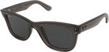 Ray-Ban Wayfarer Reverse RBR0502S 6707GR Noir Plastique Gris 50mm