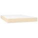 VidaXL 347779 Matras met binnenvering Tweepersoons Medium 140x190x20 cm Crème/Wit