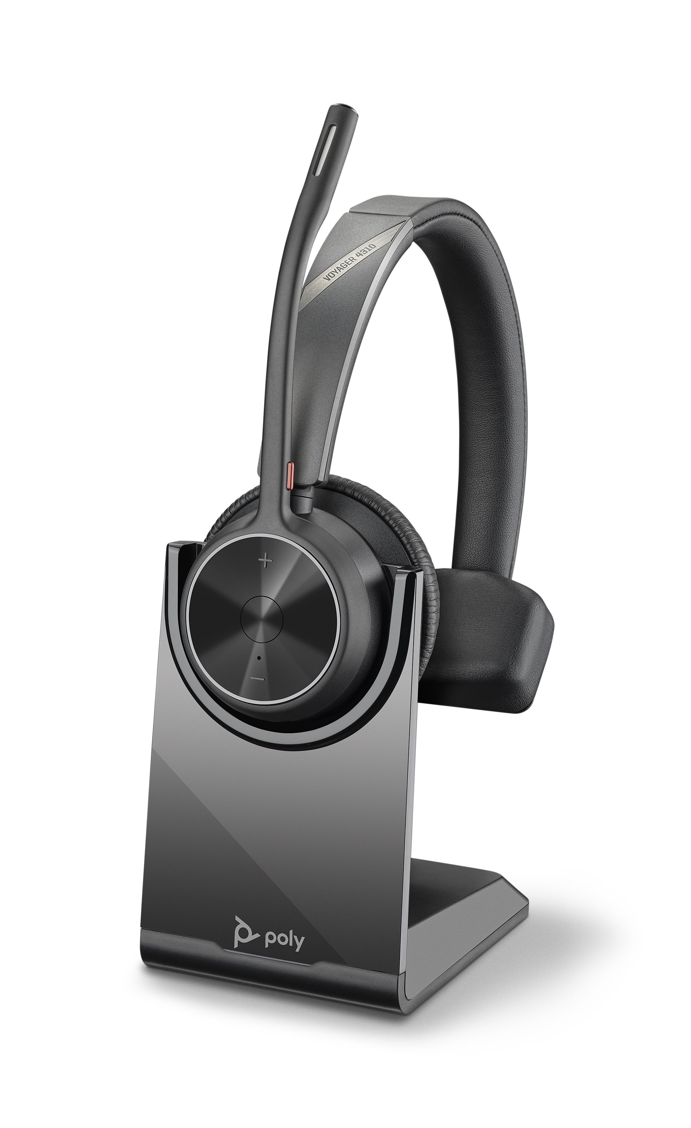 Poly Voyager 4310 UC Headset - Draadloos - Monauraal - Bluetooth - USB-A - Zwart