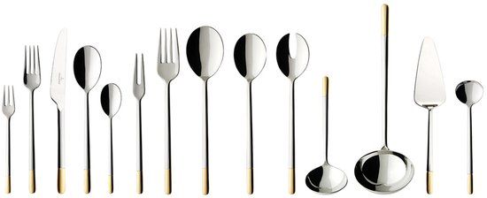 Villeroy & Boch Ella RVS Bestekset - 70-delig / 12 personen - Zilver