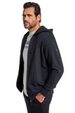 JAY-PI - Heren - Hoodie-jack sweat - Zwart - Maat XXL
