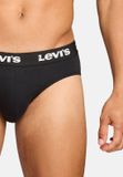 Levis Men Repeat Logo Brief 2P - Black - S