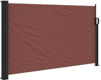 vidaXL Windscherm uittrekbaar 117x300 cm bruin