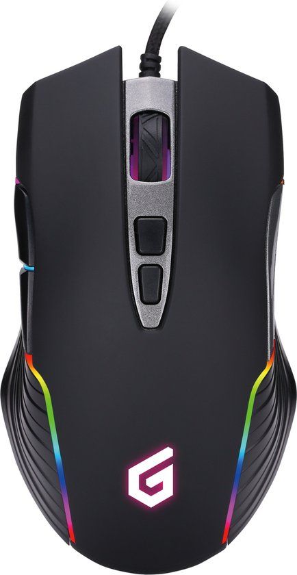 Conceptronic DJEBBEL03B Gamen Rechtshandig USB Type-A Optisch 7200 DPI Zwart