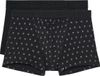 HOM - Gabriele #2 Boxer briefs H01 - 2p - Black/Black print - Men - M
