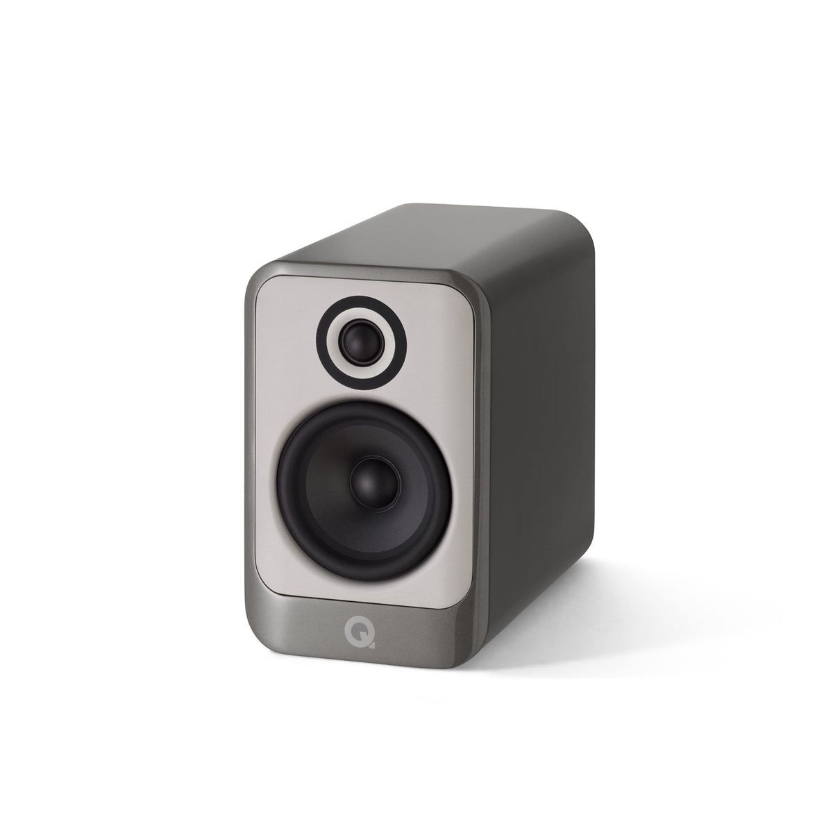 Q Acoustics Concept 30 1-Way Bookshelf Speakers - Silver - Wired