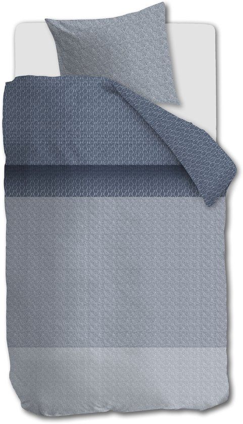 Beddinghouse Sanna dekbedovertrek - Eenpersoons - 140 x 200/220 cm - Blauw