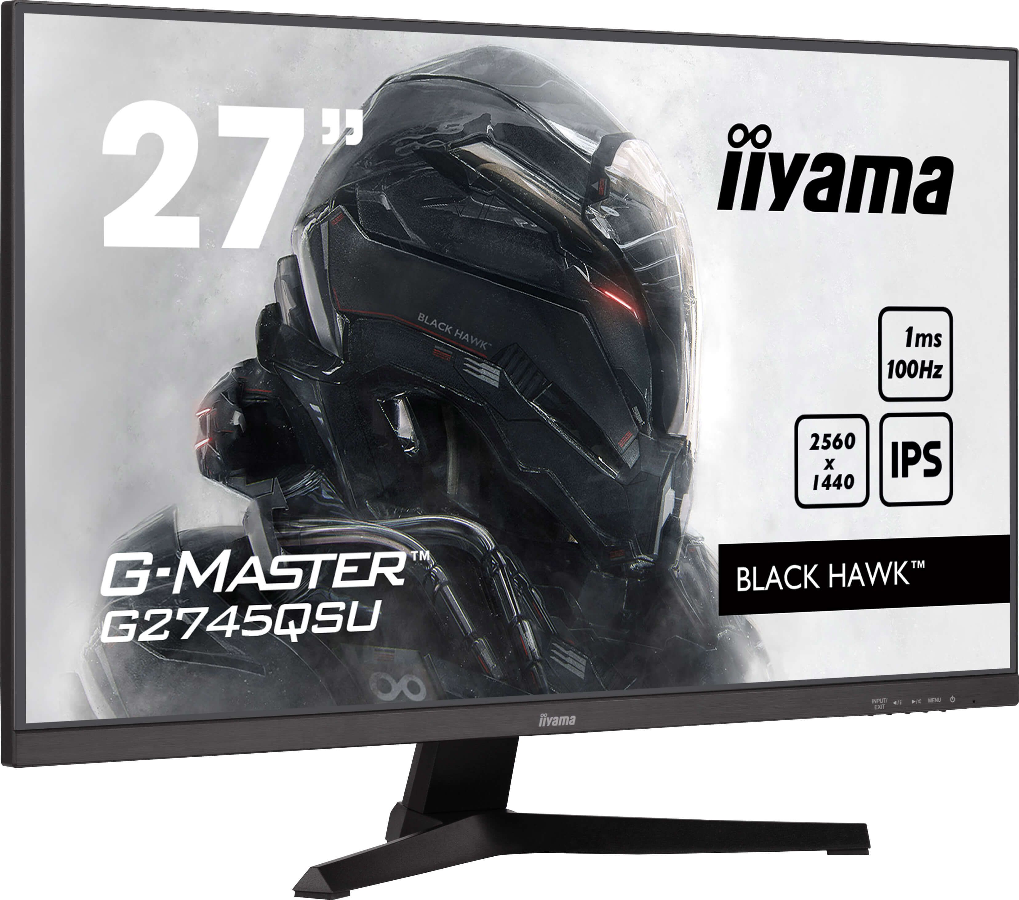iiyama G-MASTER G2745QSU-B2 - 27 inch QHD Gaming Monitor - 100Hz, IPS