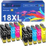 Epson 18XL Cartouches d'encre, multipack de 10 pièces, adapté pour la série Epson XP