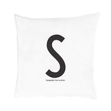Design Letters Persoonlijke kussensloop A-Z (80 x 80) S, Wit, One Size