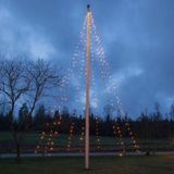 Star Trading LED-kerstverlichting Vlaggenmast 7 meter 360 LEDs Extra Warm Wit