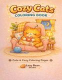 Cozy Cats Coloring Book: Cute & Relaxing Coloring Pages for Stress Relief