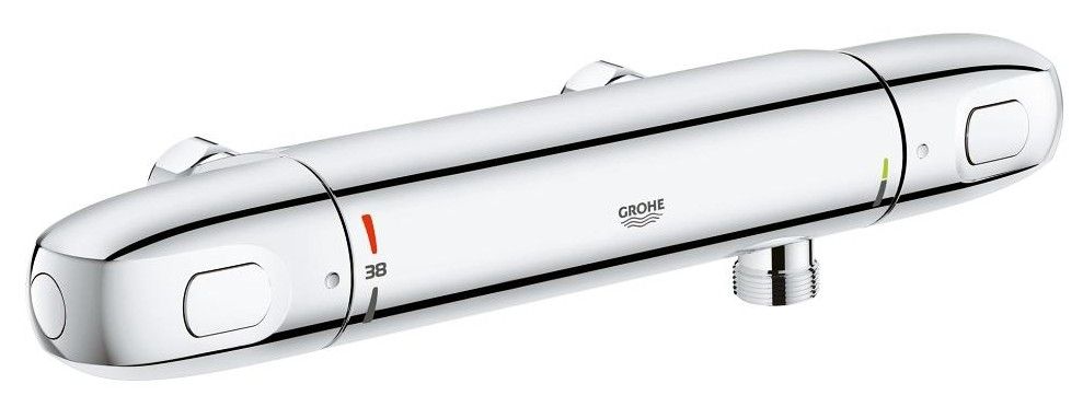 GROHE Grohtherm 1000 New Douchethermostaat - Chroom - 12cm - Zonder Koppelingen