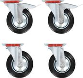 vidaXL 8 stuks zwenkwielen 160 mm