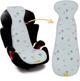 AeroMoov Air Layer – Inlegkussen Autostoel – Ademend & Warmteregulerend - Groep 2 en 3 - Air Traffic