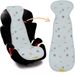 AeroMoov Air Layer – Inlegkussen Autostoel – Ademend & Warmteregulerend - Groep 2 en 3 - Air Traffic