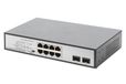 Digitus DN-95140 - Switch - 8-poorts - Unmanaged - PoE - Noir/Argent