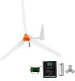 VEVOR 1500W 24V Horizontale Windturbine met Hybride Wind- en Zonne-Energiecontroller