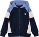 Vertbaudet Jongens Sweater met Rits en Capuchon - Colorblock - Middenblauw