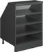 Vicco Rion Schuin dak kast – 60 x 81.8 cm met 4 compartimenten, kastromp 60 cm diepte Antraciet