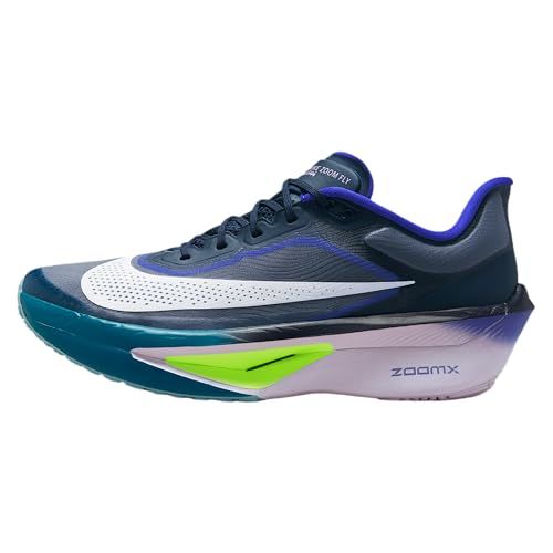 Nike Heren Zoom Fly 6 hardloopschoen, Obsidiaan/White/Perzisch Violet, 40 EU