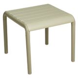 Ambiance tuin bijzettafeltje - groen - kunststof - 45 x 45 x 41 cm - koffietafel