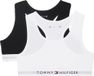 Tommy Hilfiger 2-pack meisjes Bralette Zwart/Wit