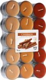 Bougies parfumées - 120 pièces - Bougies chauffe-plat - Cannelle - 4 heures de combustion - Bougies chauffe-plat - D4 cm