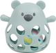 Nattou SILICONE Rammelaar met bal - Beer - Pastelgroen