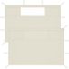 Belvédère Panneaux Latéraux De Belvédère Avec Fenêtres 2 Pcs Crème -q2076