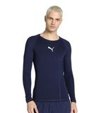 PUMA heren Performance T-shirt Liga Baselayer Tee Ls, blauw marine (peacoat), XS