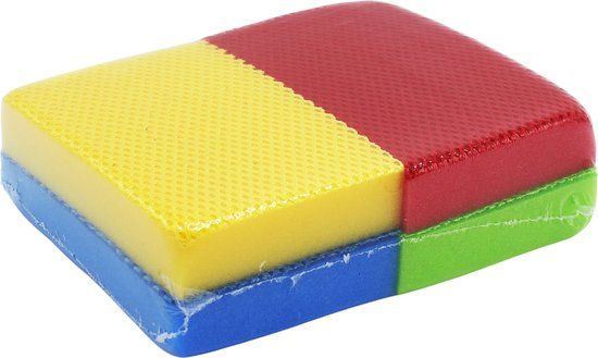 Merkloos HACCP Spons assortiment 4 stuks - Assorti - Merkloos