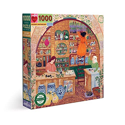 Eeboo - Puzzel, 1000 stuks, antieke apothecary
