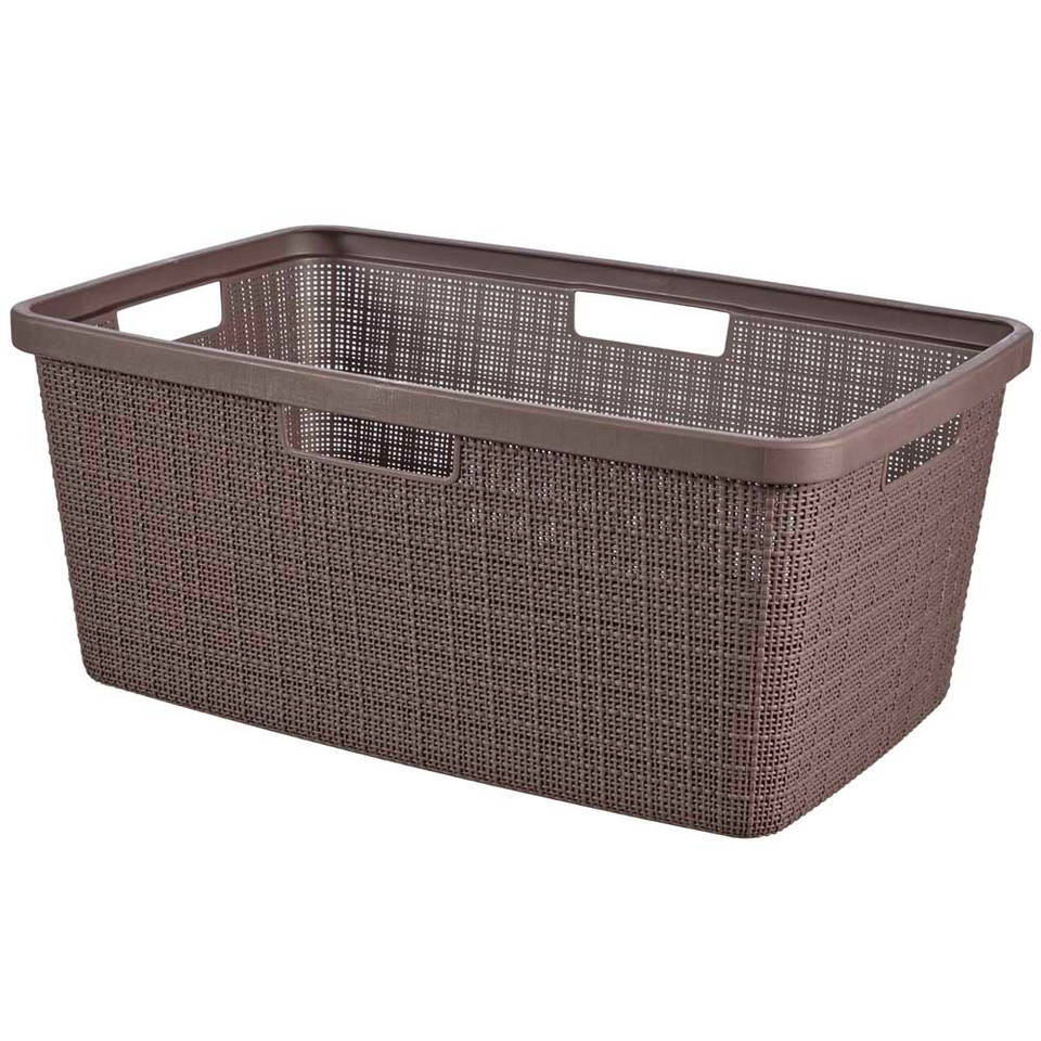 Curver Jute Wasmand - 46L - bruin