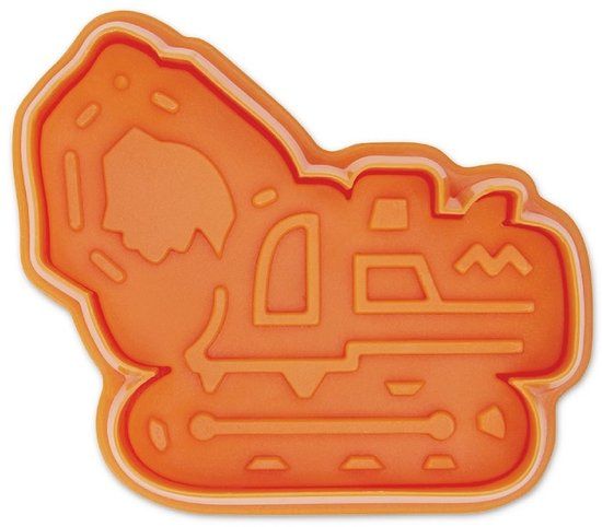 Städter graafmachine 7,5 cm oranje