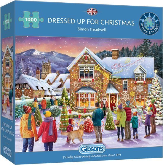 Gibsons Dressed up for Christmas Puzzel (1000 stukjes)