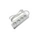 Blendend Duitse stekkerdoos wit 4-voudig 1,5 m 3G 1,5 mm²