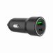 Gembird TA-UC-A2PDQC20-CAR-01 Chargeur de voiture USB-C PD et Quick Charge 3.0 20W, Noir