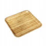 Wilmax Kwadratowy bamboe schaaltje 10x10 cm - Natuurlijk bruin